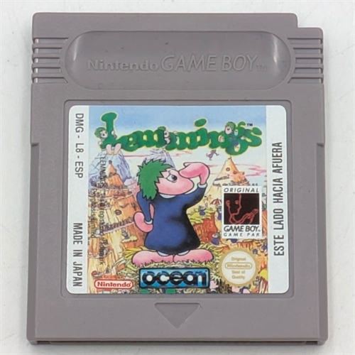 Lemmings - Cartridge - (ESP) - Gameboy Original (B Grade) (Used)